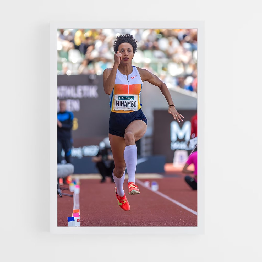 Poster La Vitesse de l'Âme – affiche Athlétisme (vue 3)